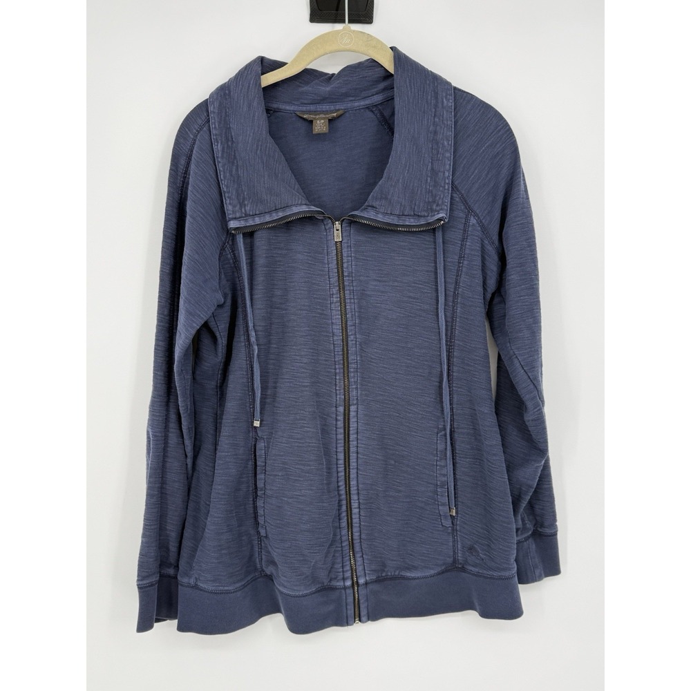 Tommy Bahama Ladies Blue Zip Jacket S/P